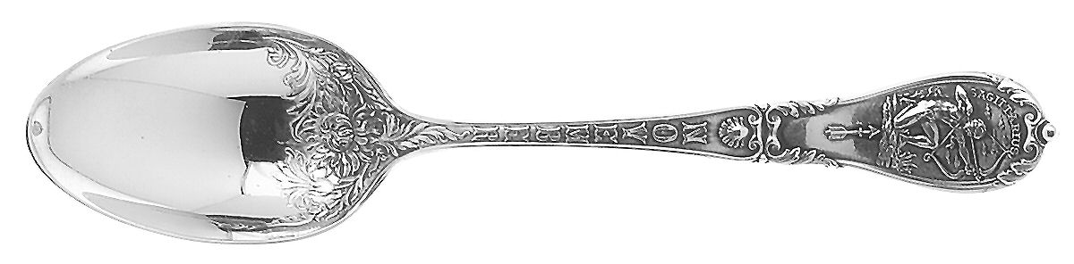 Zodiac (Sterling, 1906) Teaspoon by Gorham Silver-1