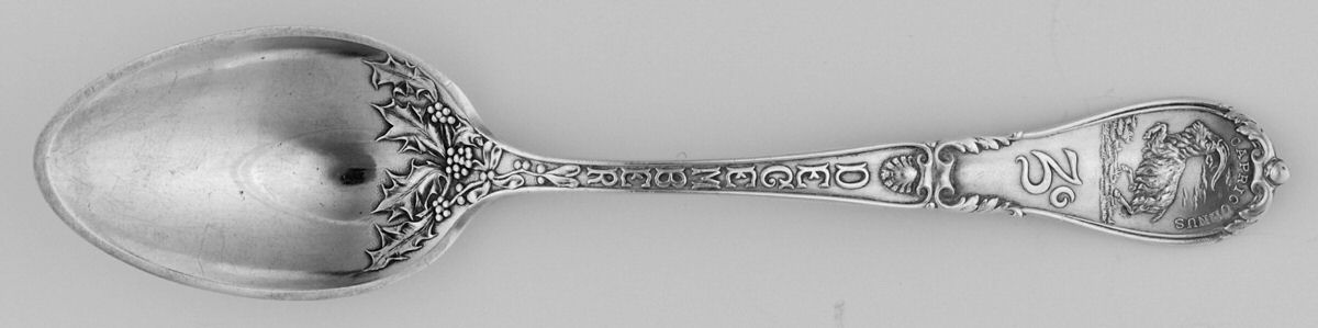 Zodiac (Sterling, 1906) Teaspoon by Gorham Silver-1
