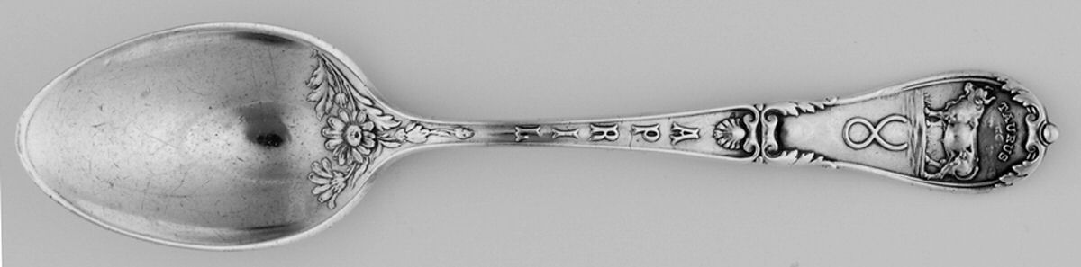 Zodiac (Sterling, 1906) Teaspoon by Gorham Silver-1
