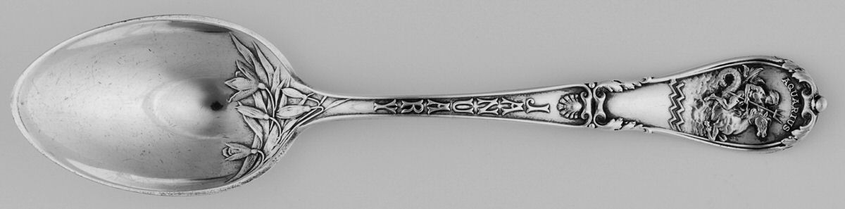 Zodiac (Sterling, 1906) Teaspoon by Gorham Silver-1