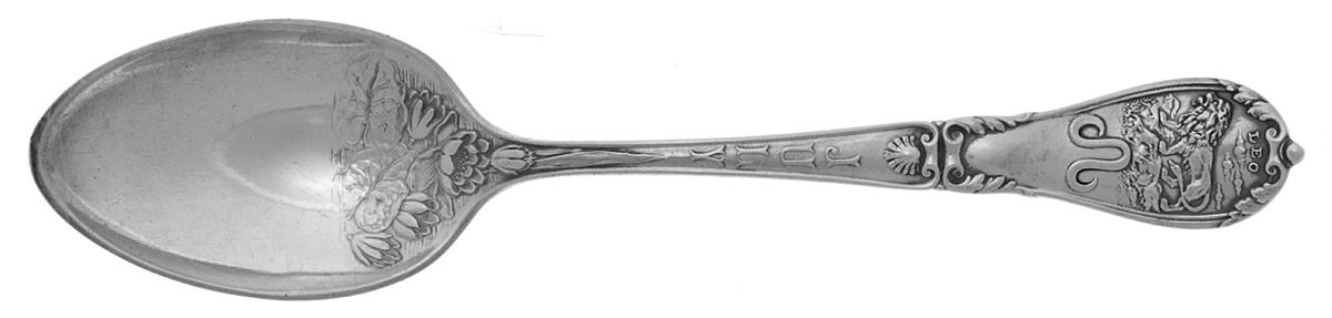 Zodiac (Sterling, 1906) Teaspoon by Gorham Silver-1