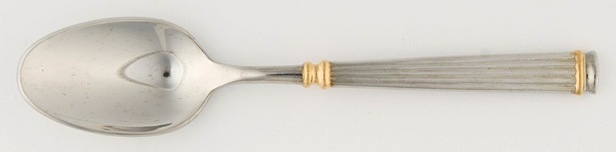 Acropole Dore (Stainless, Gold Acct) Teaspoon by Guy Degrenne-1