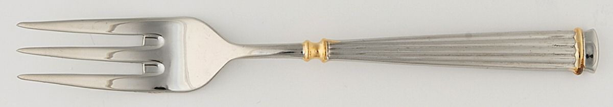 Acropole Dore (Stainless, Gold Acct) Individual Salad Fork by Guy Degrenne-1