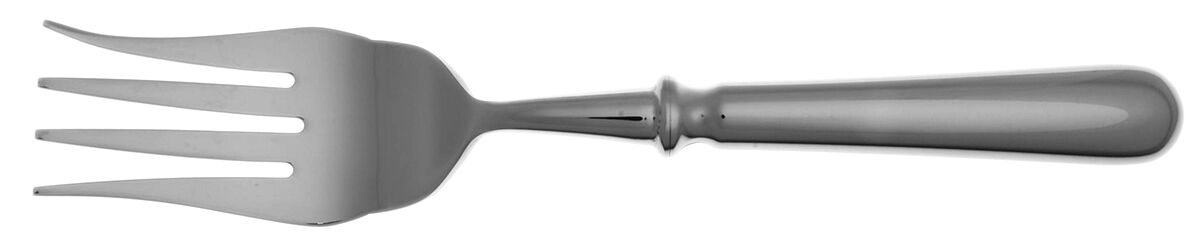 Beau Manoir-Blois (Stainless) Cold Meat Fork Large, Stainless Tines HC by Guy Degrenne-1