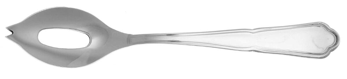 Contour (Stainless) Olive Spoon Short with Pierced Bowl HC by Guy Degrenne-1
