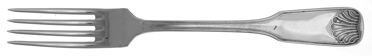 Coquille (Stainless) Solid Serving Fork by Guy Degrenne-1