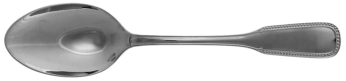 Perles (Stainless) Solid Serving Spoon by Guy Degrenne-1