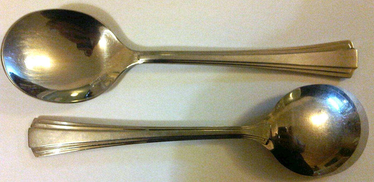 Romance (Stainless) Round Bowl Soup Spoon (Gumbo) by Guy Degrenne-1