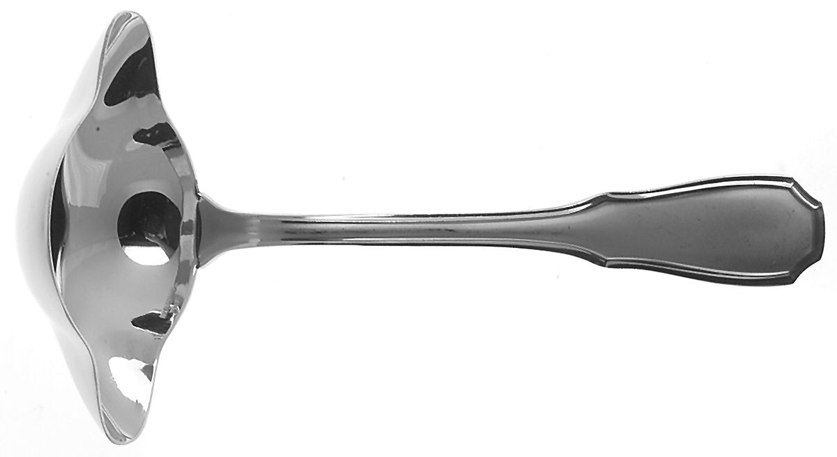 Sonate (Stainless, Satin) Solid Gravy Ladle by Guy Degrenne-1