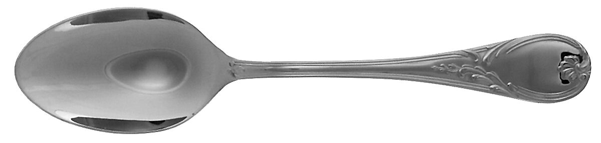Villandry-Marquise (Stainless) Solid Serving Spoon by Guy Degrenne-1