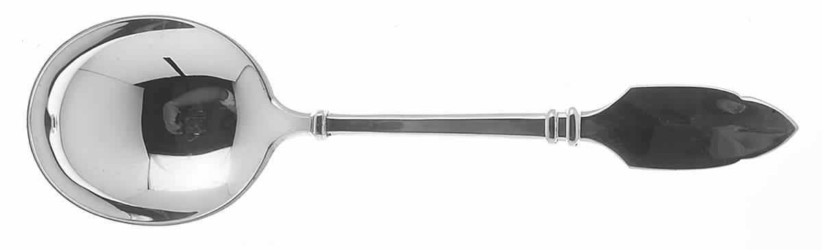 Robert Bruce (Sterling, 1910) Round Bowl Soup Spoon (Gumbo) by Graff Washbourn & Dunn-1