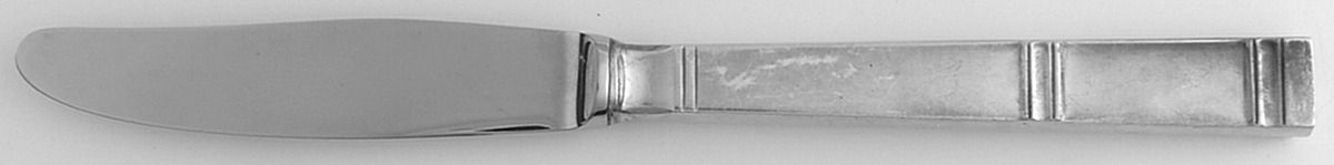 Cardinal-Kardinal (Sterling) Modern Hollow Butter Spreader (Stainless) by Grann & Laglye-1