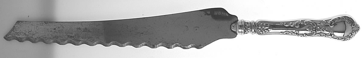 H140 (Sterling) Bread Knife with Silverplate Blade by Gorham Silver-1