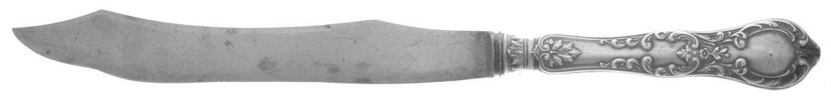 H140 (Sterling) Large Stainless Blade Roast Carving Knife by Gorham Silver-1