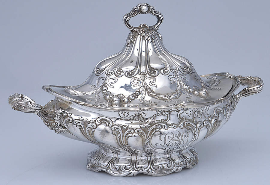 Chantilly-Grand (Sterling Hollowware) Tureen & Lid by Gorham Silver-1