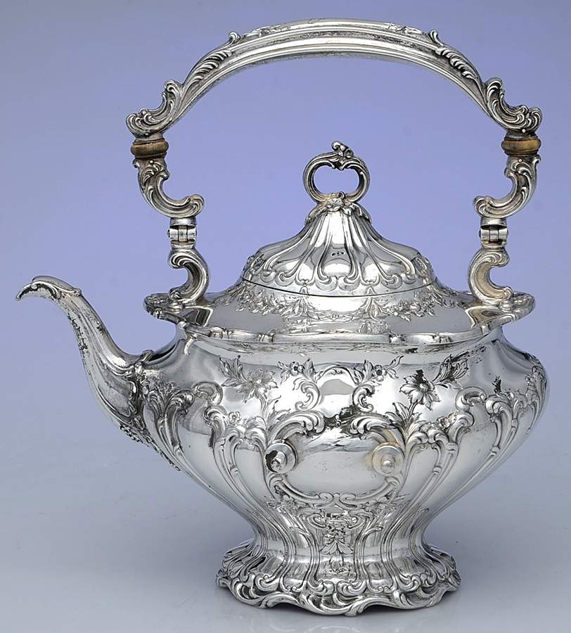Chantilly-Grand (Sterling Hollowware) Sterling Kettle No Stand by Gorham Silver-1