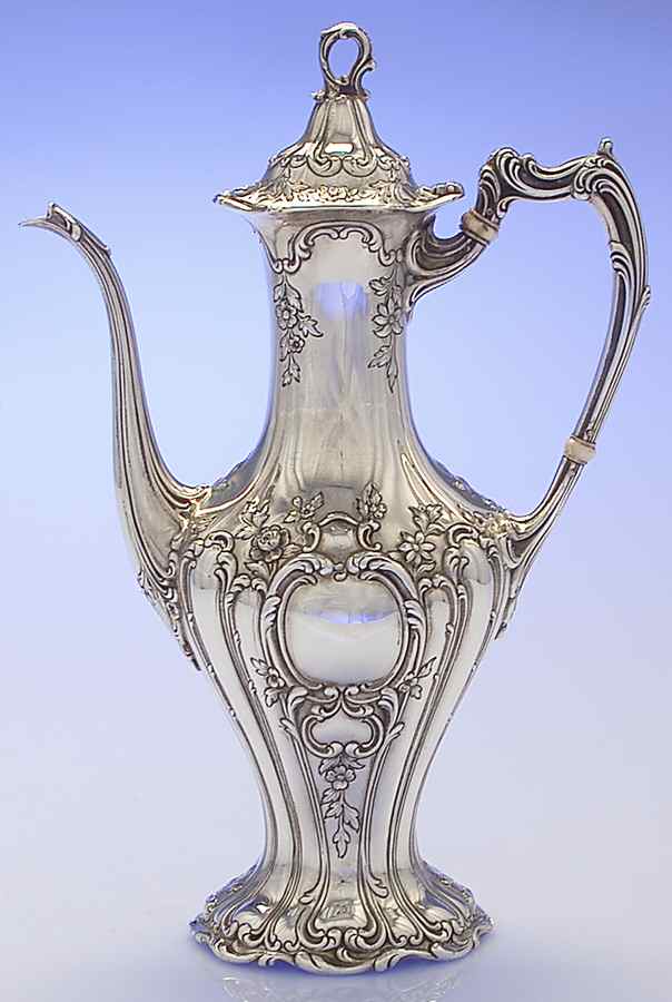 Chantilly-Grand (Sterling Hollowware) Sterling Demitasse Pot by Gorham Silver-1