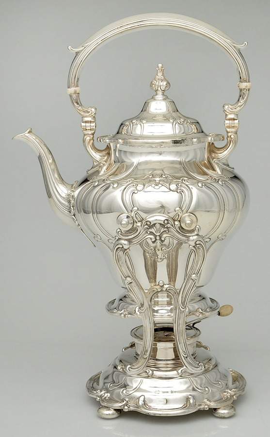 Chantilly-Duchess (Sterling Hollowware) Kettle, Stand & Burner by Gorham Silver-1