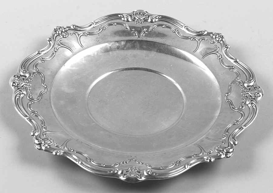 Chantilly-Duchess (Sterling Hollowware) Sterling Sandwich Plate by Gorham Silver-1