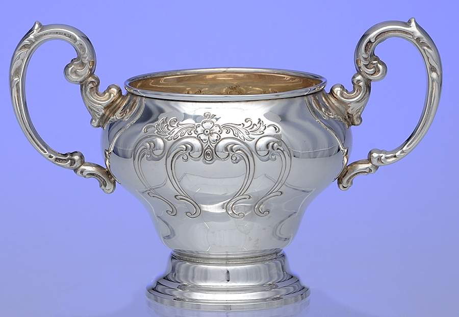 Chantilly-Countess (Sterling Hollowware) Mini Open Sugar Bowl by Gorham Silver-1