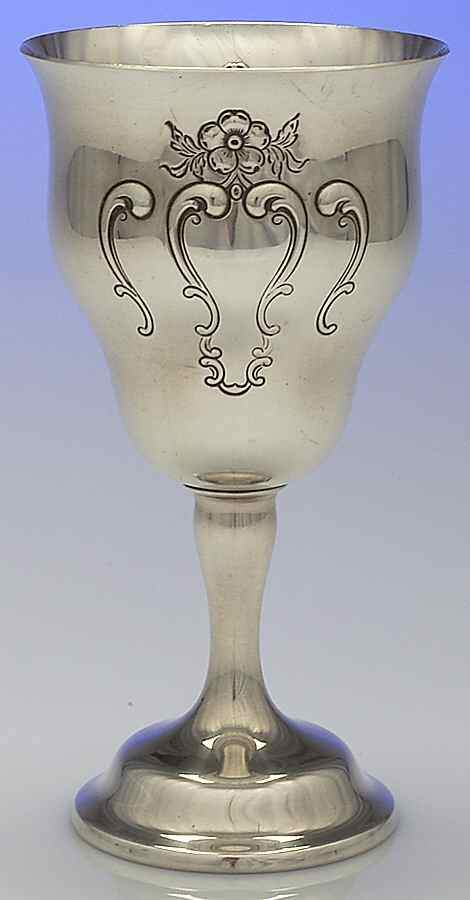 Chantilly-Countess (Sterling Hollowware) Water Goblet by Gorham Silver-1
