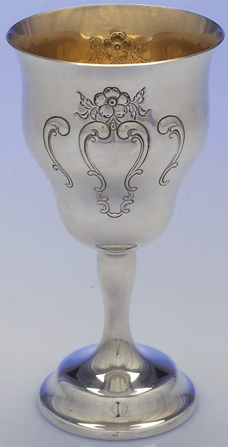 Chantilly-Countess (Sterling Hollowware) Water Goblet by Gorham Silver-1