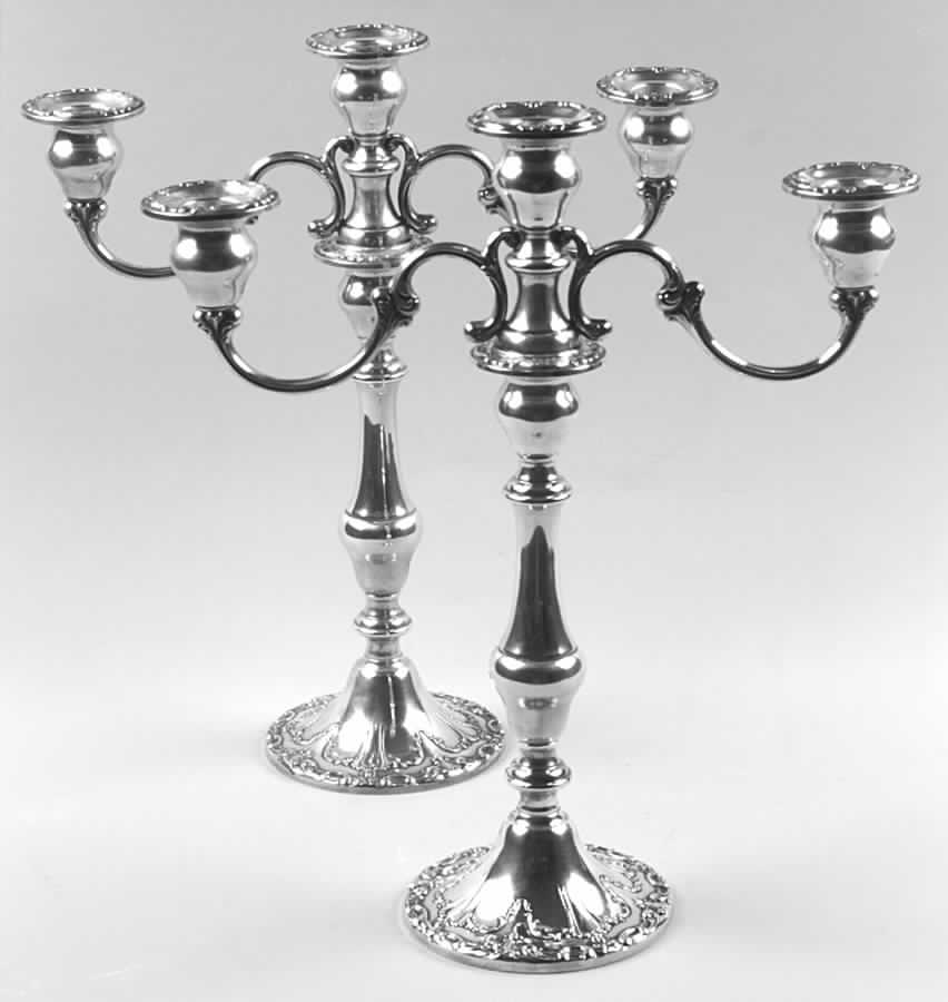 Chantilly-Countess (Sterling Hollowware) Large 3-Light Candelabra by Gorham Silver-1