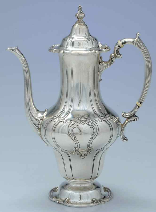 Chantilly-Countess (Sterling Hollowware) Demi Coffee Pot by Gorham Silver-1