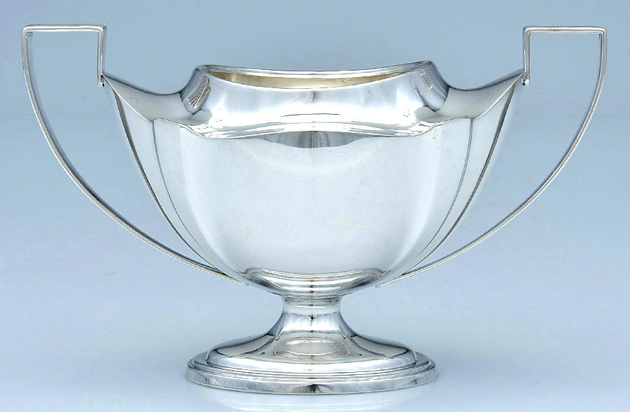 Plymouth-Large (Sterling, Hollowware) Sugar Bowl No Lid by Gorham Silver-1