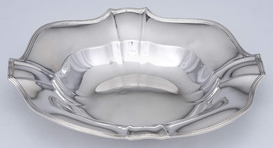 Plymouth-Large (Sterling, Hollowware) 7" Bon Bon Bowl by Gorham Silver-1