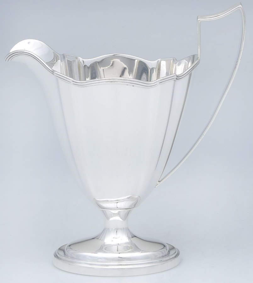 Plymouth-Large (Sterling, Hollowware) Creamer by Gorham Silver-1