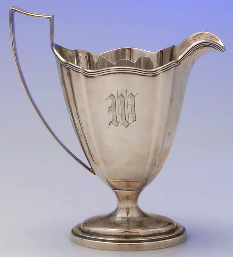 Plymouth-Large (Sterling, Hollowware) Creamer by Gorham Silver-1