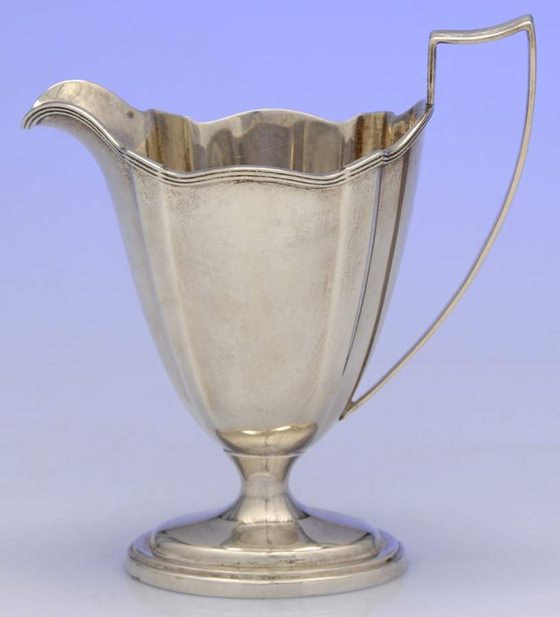 Plymouth-Large (Sterling, Hollowware) Creamer by Gorham Silver-1