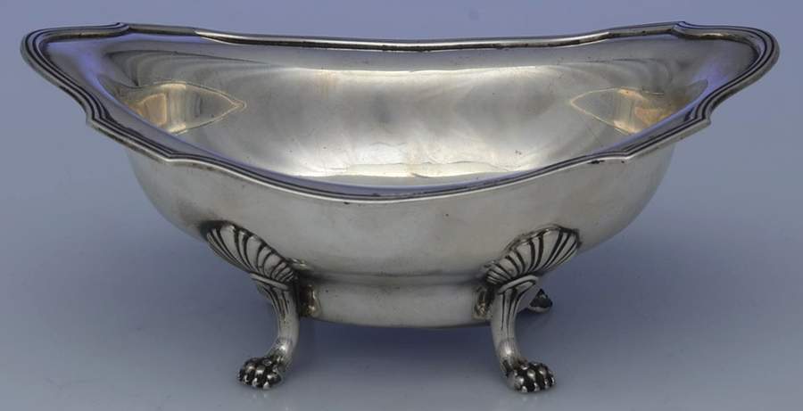 Plymouth-Large (Sterling, Hollowware) Footed Sauce Boat by Gorham Silver-1