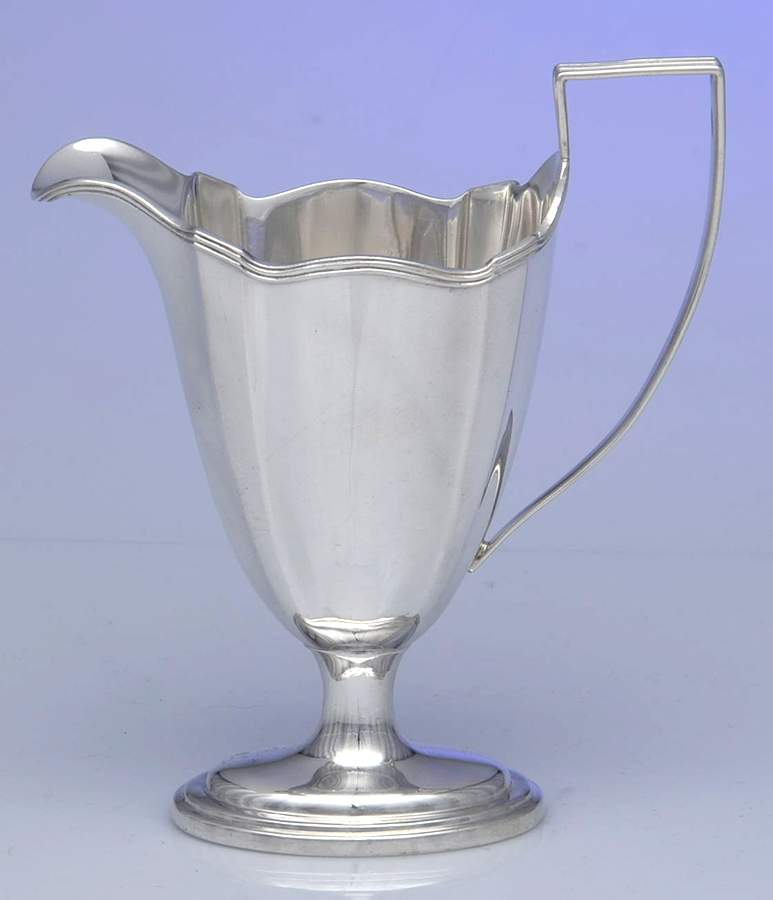 Plymouth-Large (Sterling, Hollowware) Creamer by Gorham Silver-1