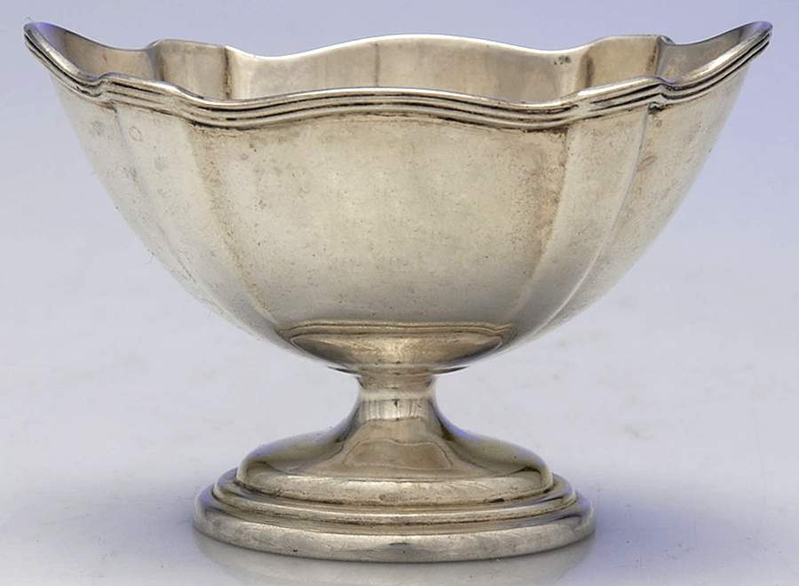 Plymouth-Large (Sterling, Hollowware) Master Open Salt by Gorham Silver-1