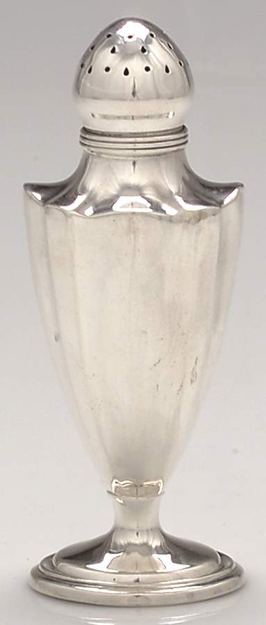 Plymouth-Large (Sterling, Hollowware) Salt Shaker by Gorham Silver-1
