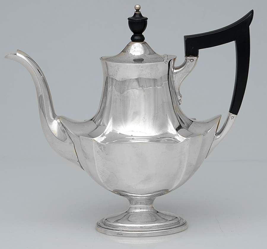 Plymouth-Large (Sterling, Hollowware) Coffee Pot by Gorham Silver-1
