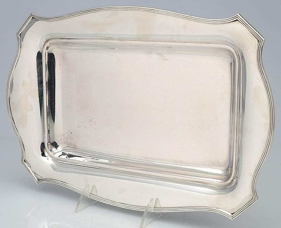 Plymouth-Large (Sterling, Hollowware) Asparagus Serving Tray No Strainer by Gorham Silver-1