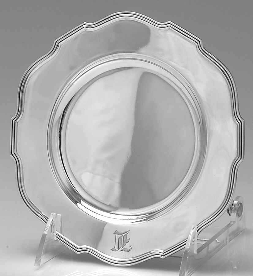 Plymouth-Large (Sterling, Hollowware) Bread Plate by Gorham Silver-1