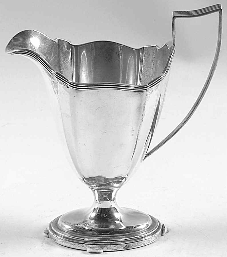 Plymouth-Large (Sterling, Hollowware) Creamer by Gorham Silver-1