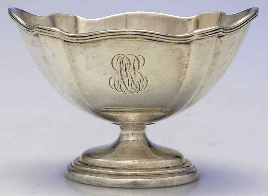 Plymouth-Large (Sterling, Hollowware) Master Open Salt by Gorham Silver-1