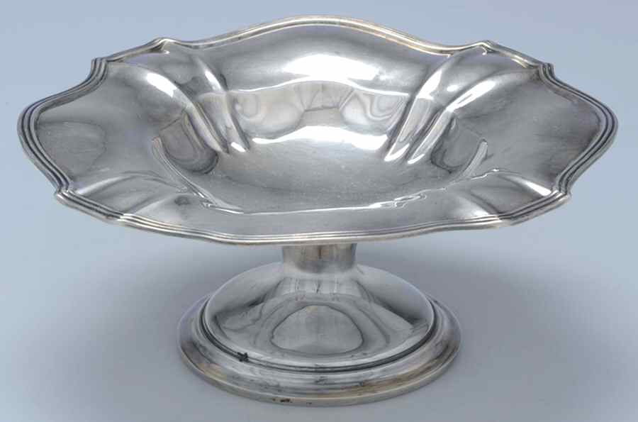 Plymouth-Large (Sterling, Hollowware) Round Compote (Height X Width) by Gorham Silver-1