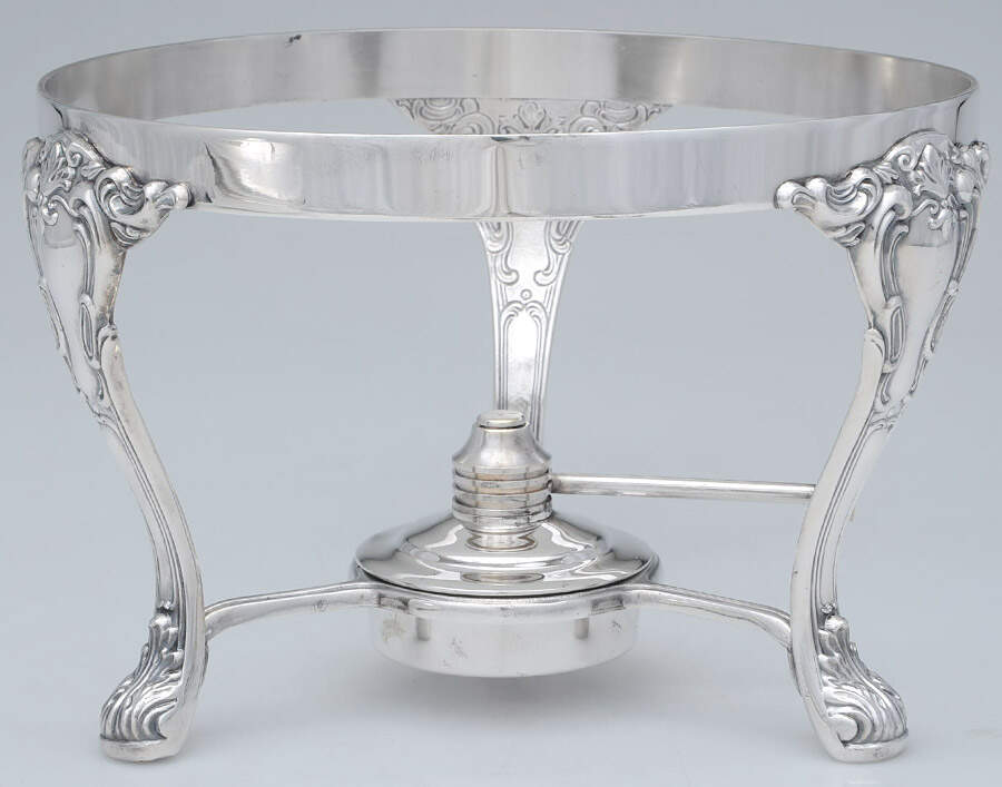 Chantilly (Silverplate, Hollowware, Older) Stand for Chafing Dish by Gorham Silver-1