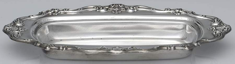 Chantilly (Silverplate, Hollowware, Older) 1/4 Pound Butter No Lid by Gorham Silver-1