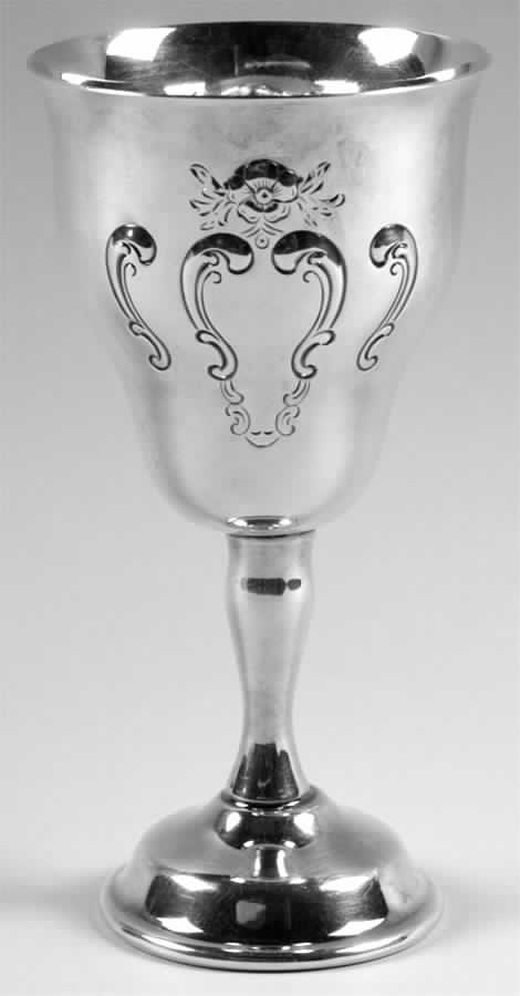 Chantilly (Silverplate, Hollowware, Older) Silverplate Wine Goblet by Gorham Silver-1