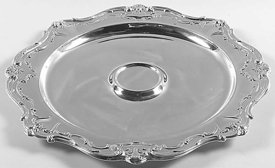 Chantilly (Silverplate, Hollowware, Older) Plated Chip & Dip No Bowl by Gorham Silver-1