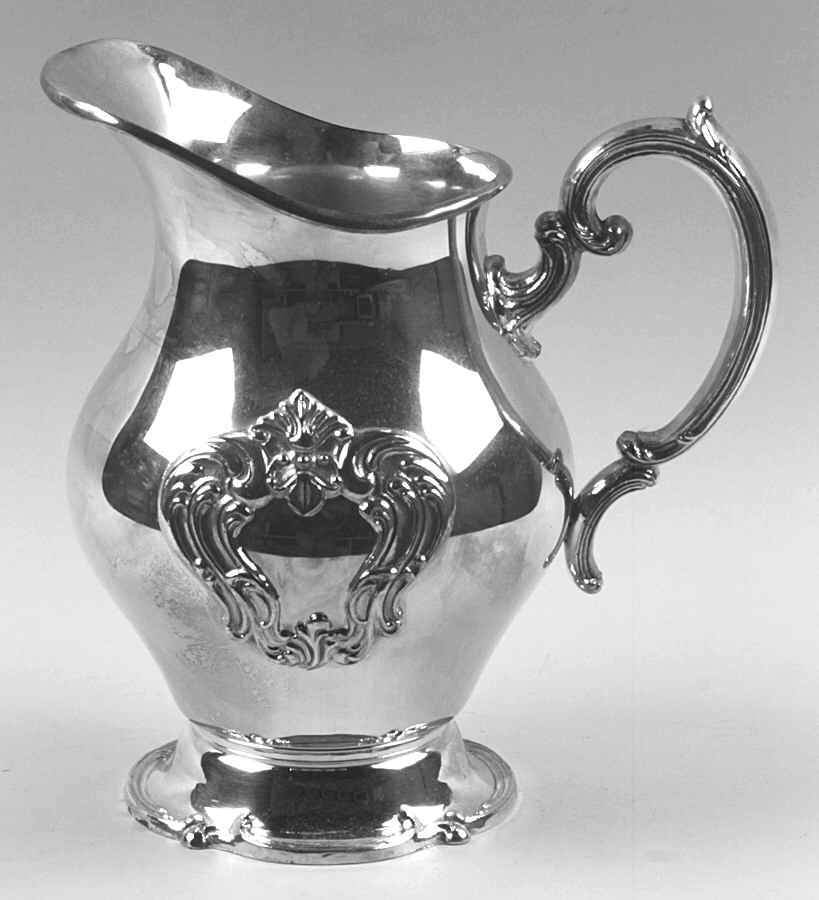 Chantilly (Silverplate, Hollowware, Older) Footed Silverplate Pitcher by Gorham Silver-1