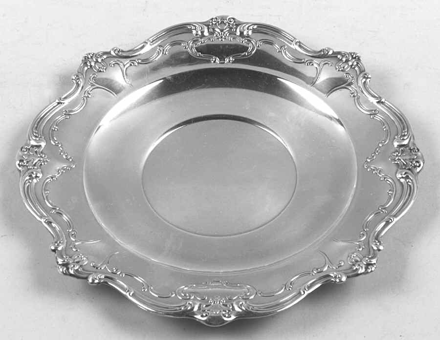 Chantilly (Silverplate, Hollowware, Older) 10" Sandwich Plate by Gorham Silver-1