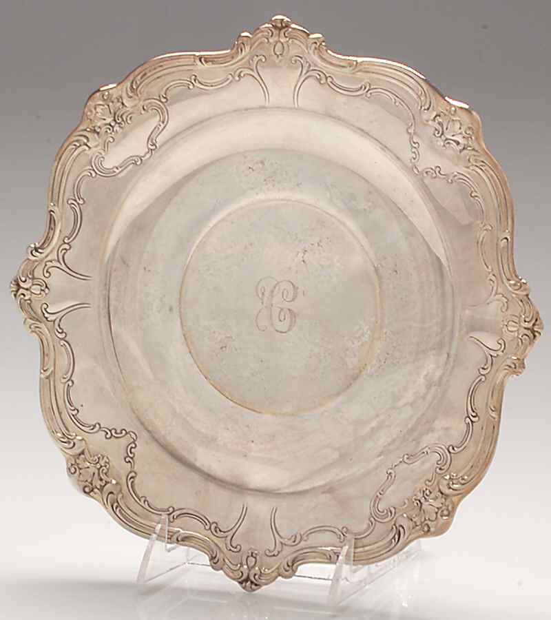 Chantilly (Silverplate, Hollowware, Older) 10" Sandwich Plate by Gorham Silver-1
